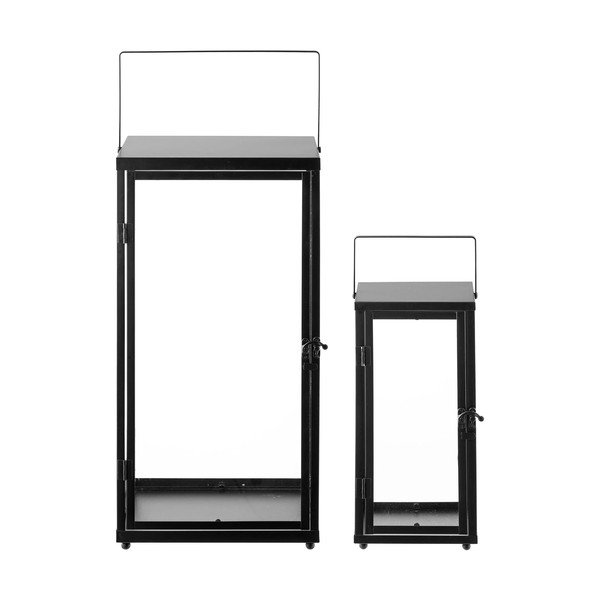 Staklena lanterna 2 kom (visina 50 cm) Ibra – House Nordic-image-4