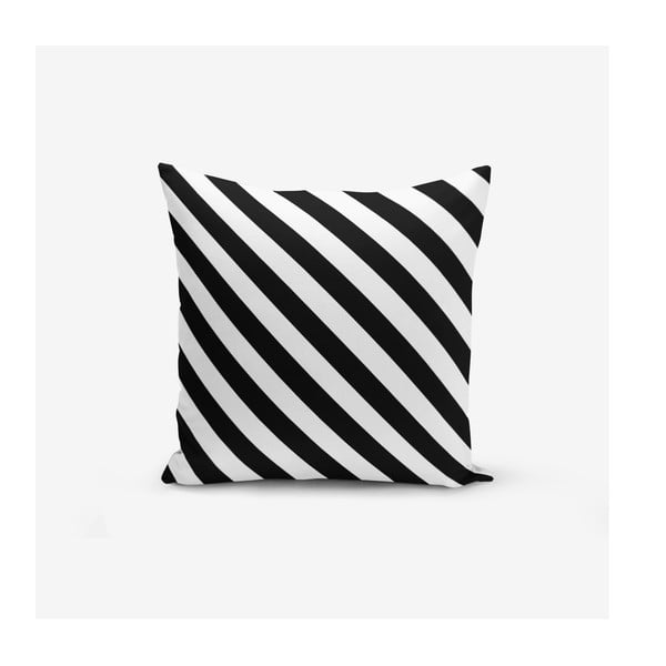 Set s 4 jastučnice Minimalist Cushion Covers BW Graphic Patterns, 45 x 45 cm-image-3
