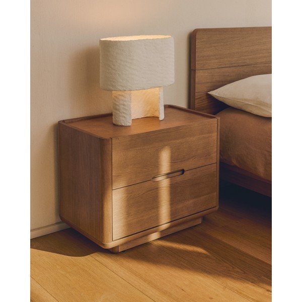 Bijela stolna lampa (visina 37,5 cm) Bedala – Kave Home-image-1