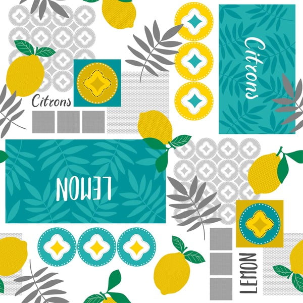 Perivi stolnjak od PVC-a 140x240 cm Citronnade – douceur d'intérieur-image-1