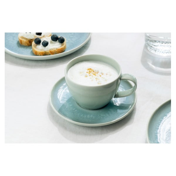 Plava/tirkizna porculanska šalica za cappuccino 250 ml Crafted Blueberry – like | Villeroy & Boch-image-1