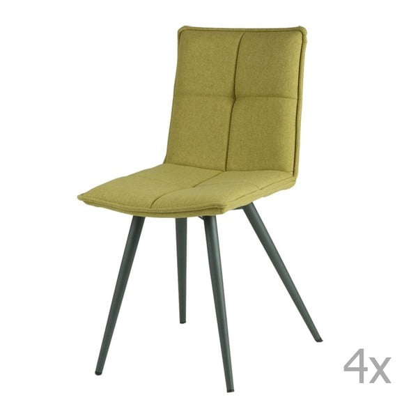 Set od 4 zelene blagovaonske stolice sømcasa Zoe