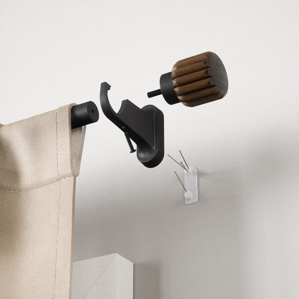 Mat crna željezna proširiva karniša 107 - 305 cm Evie – Umbra-image-4