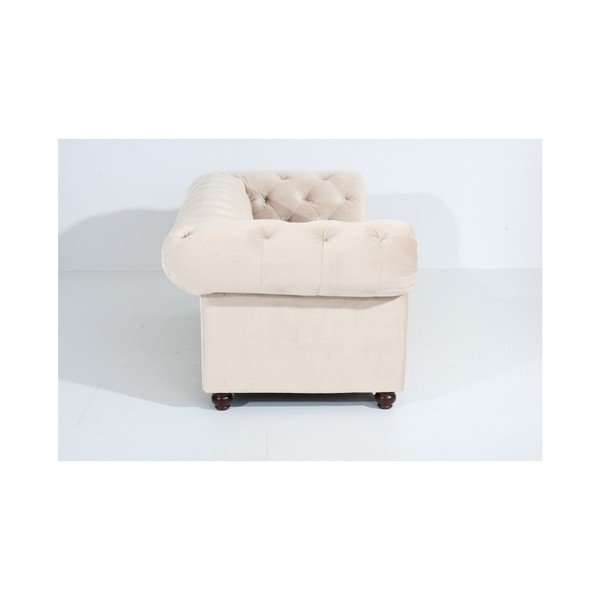 Krem kauč Max Winzer Orleans Velvet, 196 cm-image-4