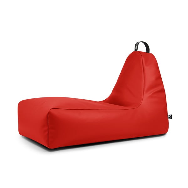 Crvena vreća za sjedenje od imitacije kože Chill XXL – So Soft?