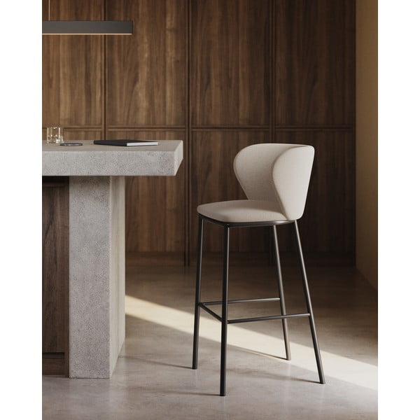 Bež barska stolica (visine sjedala 65 cm) Ciselia – Kave Home-image-1