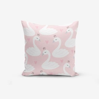 Jastučnica s primjesom pamuka Minimalist Cushion Covers Pink Puan Animal Theme, 45 x 45 cm