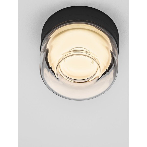 Mat crna LED stropna svjetiljka aluminijska Doris – Nova Luce-image-1