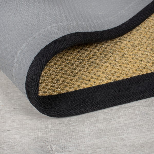 Crni/svjetlo smeđi unutarnji i vanjski tepih 120x170 cm Sisal Look – Flair Rugs-image-2