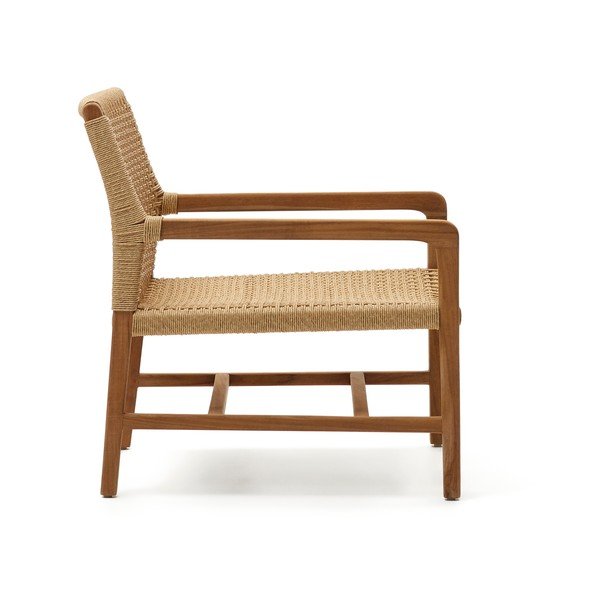 Drvena vrtna stolica u prirodnoj boji Sabolla - Kave Home-image-2