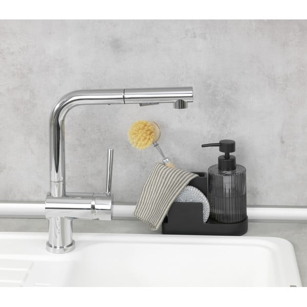 Crni držač za deterdžente od polyresina Pina – Wenko-image-2