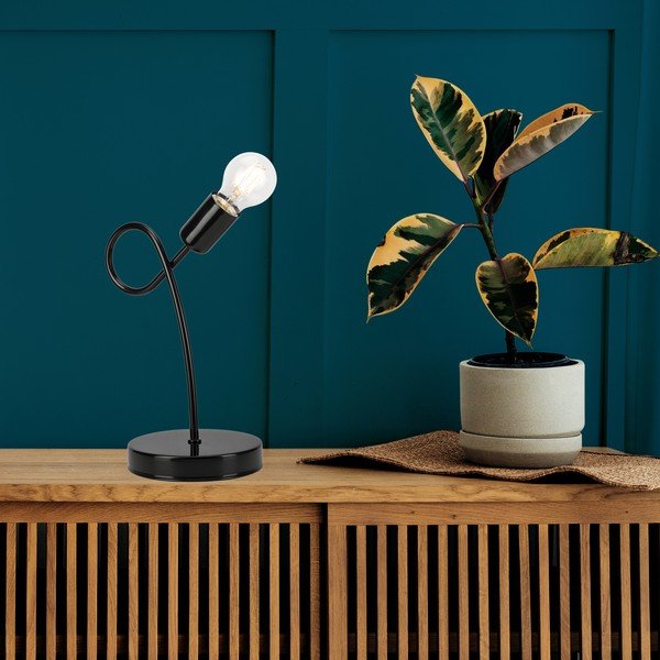 Crna stolna lampa - LAMKUR-image-3