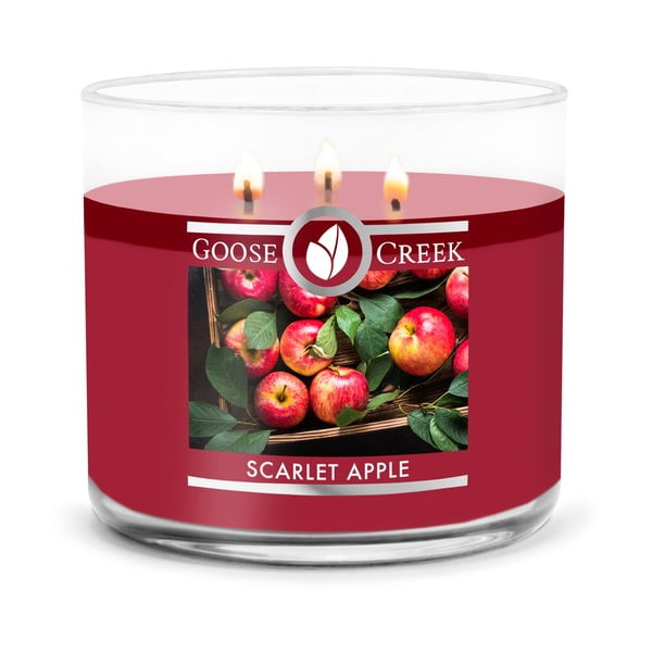 Mirisna svijeća Goose Creek Scarlet Apple, vrijeme gorenja 35 h