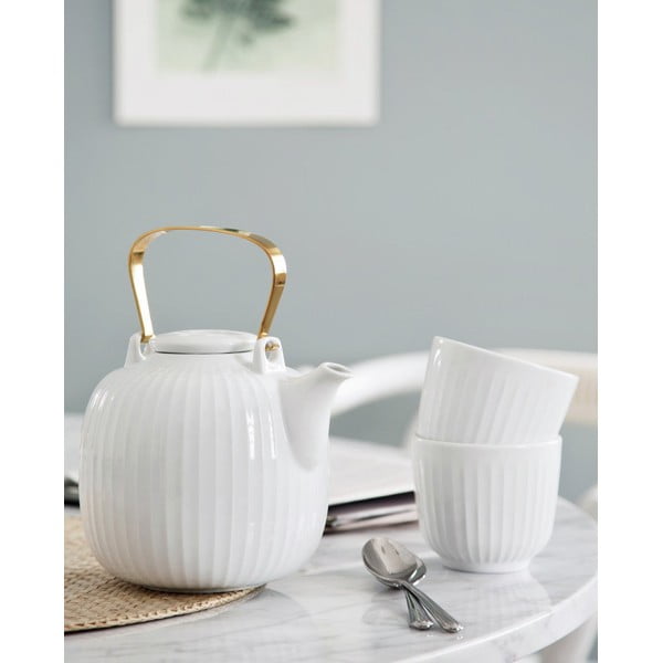 Bijela porculanska šalica Kähler Design Hammershoi, 200 ml-image-1