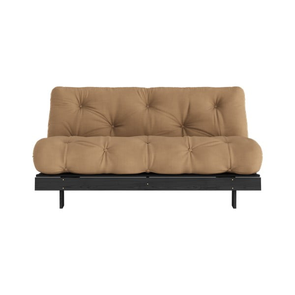 Smeđa sklopiva sofa 160 cm Roots Black Night – Karup Design-image-3