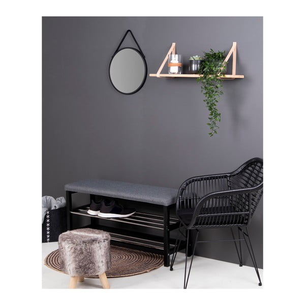 Zidno ogledalo ø 38 cm Trapani – House Nordic-image-3