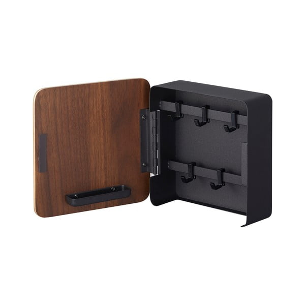 Crna kutija za ključeve s vratima od šperploče Yamazaki Rin