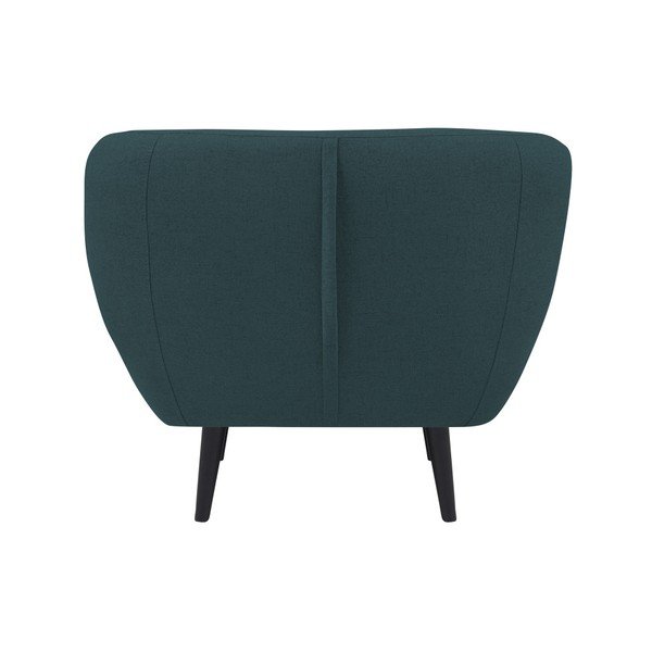 Tamnoplava fotelja sa smeđim nogama Mazzini Sofas Pijemont-image-1