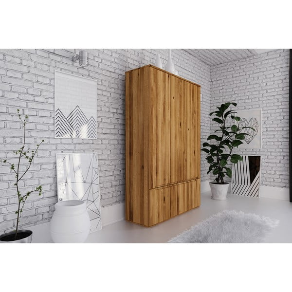 Ormar od hrastovine 135x206 cm Vento 3 - The Beds-image-1