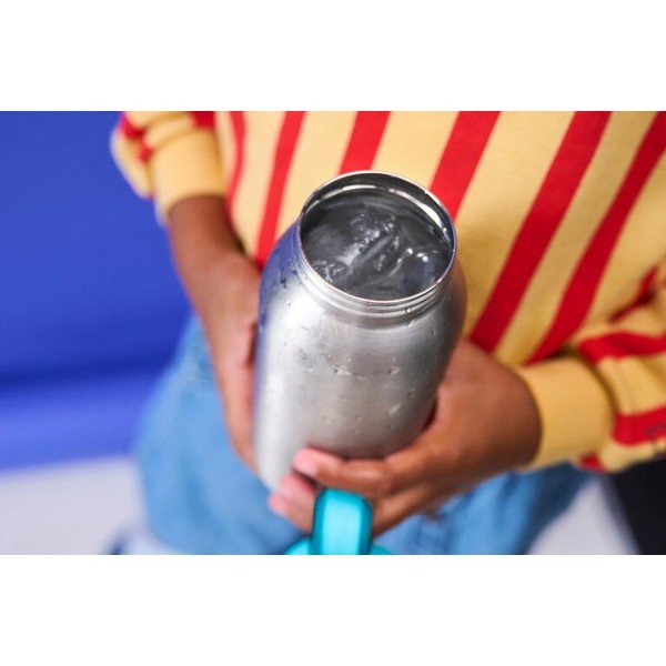 Plava/u srebrnoj boji plastična dječja termosica 500 ml Campus – Mepal-image-2