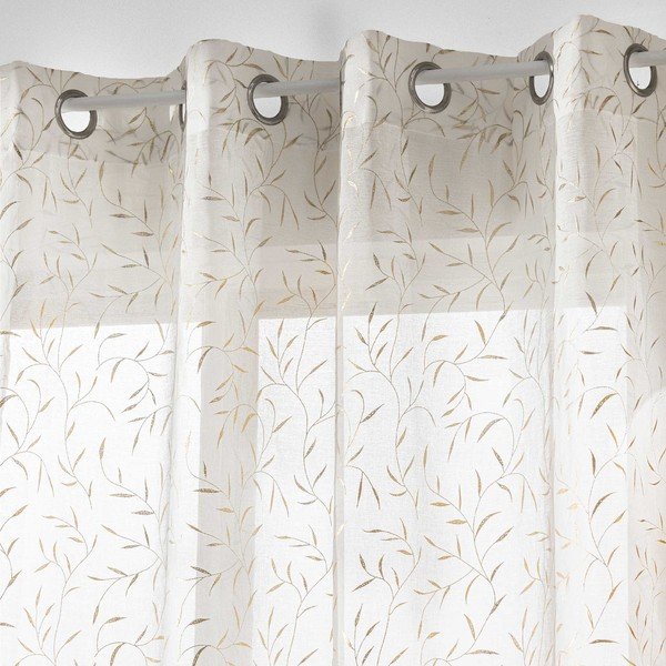 Bež/u zlatnoj boji prozirna zavjesa 140x240 cm Maissa – douceur d'intérieur