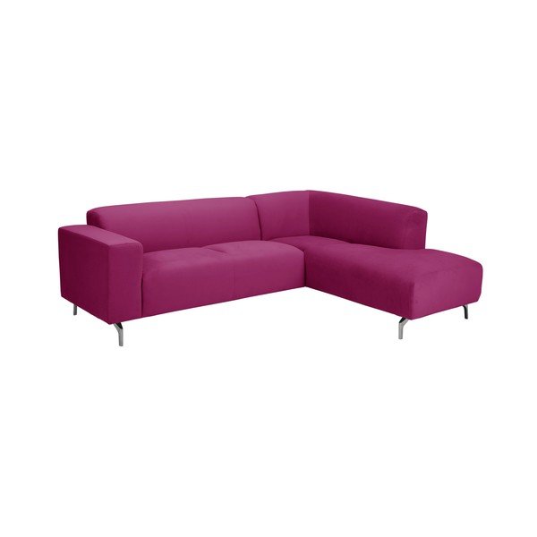 Ružičasta kutna garnitura Windsor &amp; Co Sofas Orion desni kut-image-1