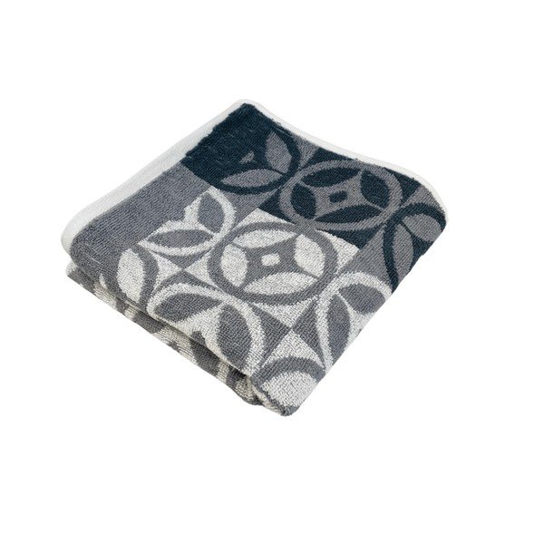 Sivi pamučan ručnik 70x140 cm Compass – JAHU collections