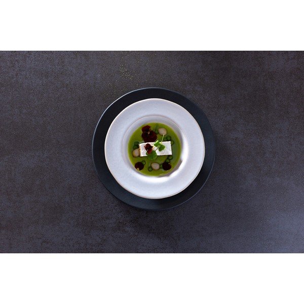 Bijeli duboki tanjur od kamenine Costa Nova Roda, ⌀ 19 cm-image-1