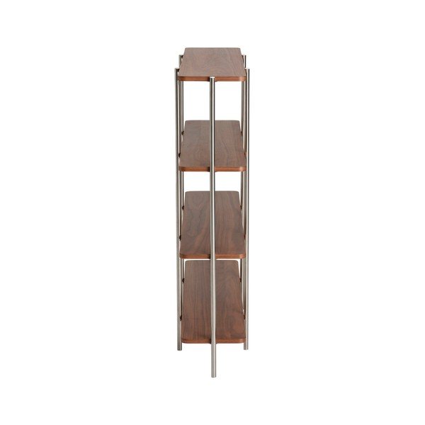 Regal u dekoru oraha u tamnoj prirodnoj boji 120x120x30 cm Lyllo – Ellos Home-image-4