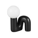 Crna stolna lampa keramička (visina 21,5 cm) Quinn – Reality