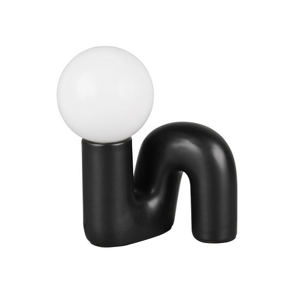 Crna stolna lampa keramička (visina 21,5 cm) Quinn – Reality