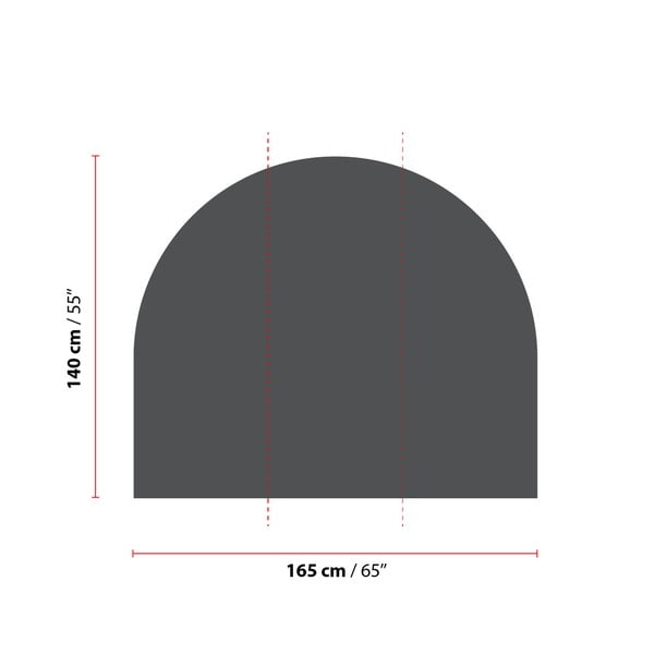 Zidna naljepnica 165x140 cm Storm Gray - Ambiance-image-1