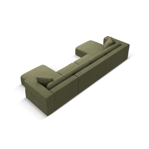 Svijetlo zelena kutna garnitura (u obliku slova "U") Esther – Milo Casa-image-3