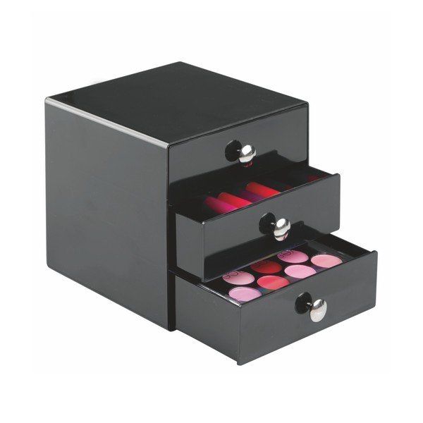 Crni organizer s 3 ladice iDesign Drawer-image-2