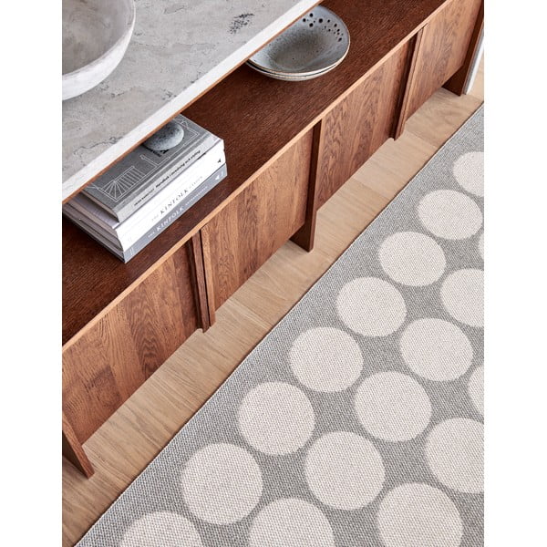 Bež/krem unutarnja i vanjska staza 70x240 cm Hugo Linen Vanilla – Pappelina-image-3