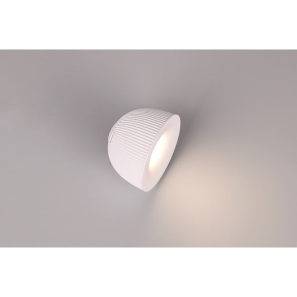 Bijela LED stolna lampa s mogućnosti zatamnjivanja/s hvataljkom (visina 41 cm) Maxima – Trio-image-3