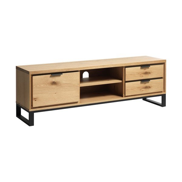 TV stol u dekoru hrasta 170x55 cm Livorno - Unique Furniture-image-2