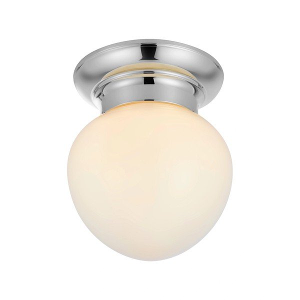 Bijela/u srebrnoj boji stropna svjetiljka sa staklenim sjenilom Ronda – Markslöjd