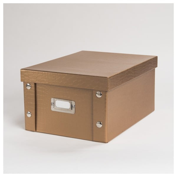 Kutija za odlaganje s poklopcem Compactor Croco, 32,5 x 24 x 16 cm