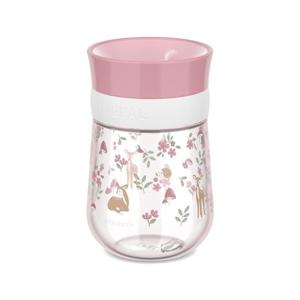 Svijetlo ružičasta plastična dječja šalica 300 ml Fairy Garden – Mepal