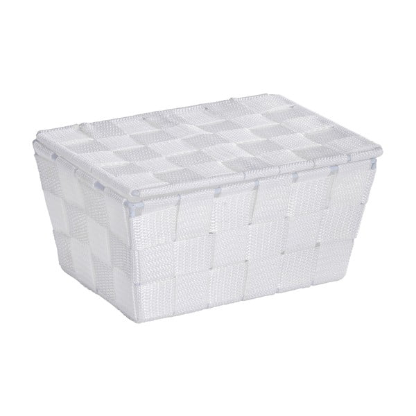 Bijela košara s poklopcem Wenkoo Adria-image-1