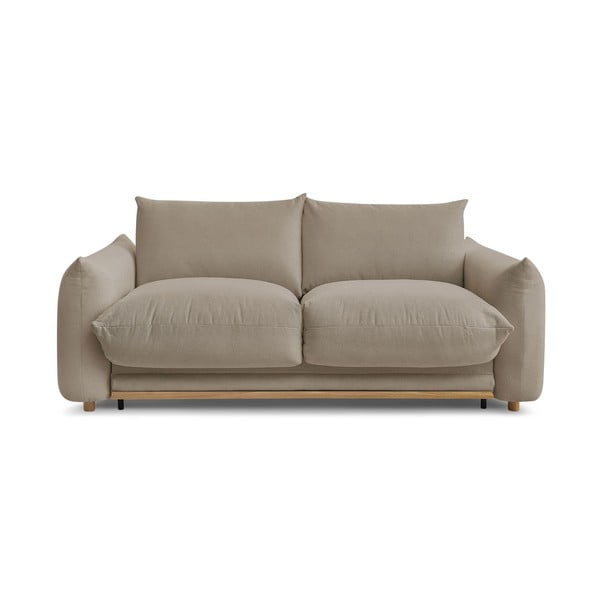 Bež sklopiva sofa 234 cm Ernest – Bobochic Paris