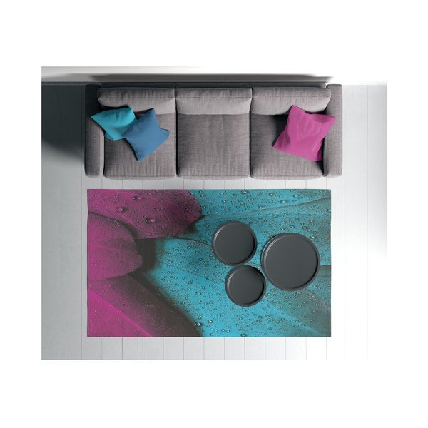 Tirkizno-ljubičasti tepih Oyo home Suzzo Malamento, 100 x 150 cm