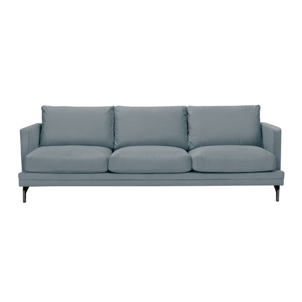 Siva sofa s bazom u crnoj boji Windsor &amp; Co Sofas Jupiter