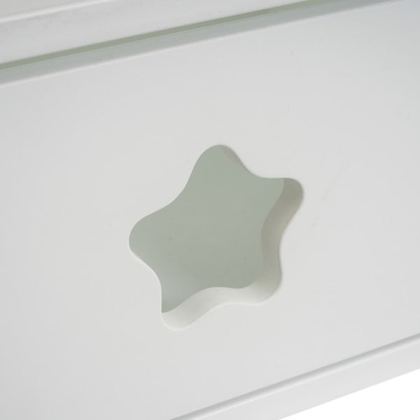 Bijeli dječji noćni ormarić s policama – Casa Selección-image-2