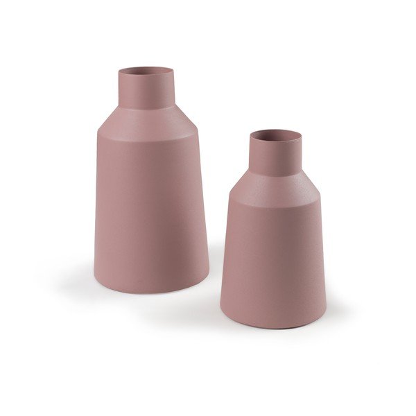 Set od 2 ružičaste vaze La Forma Soco