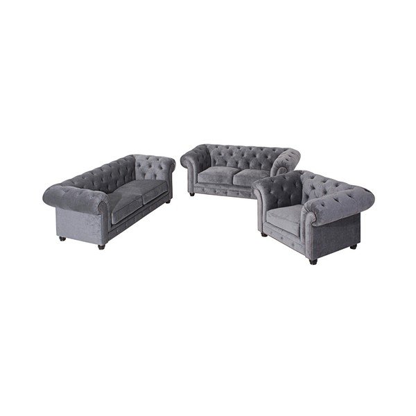 Siva sofa Max Winzer Orleans Velvet, 216 cm-image-1