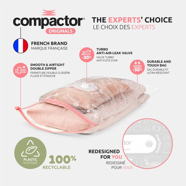 Vakuum vrećice za odjeću u setu 5 kom Vacuum XL – Compactor-image-4