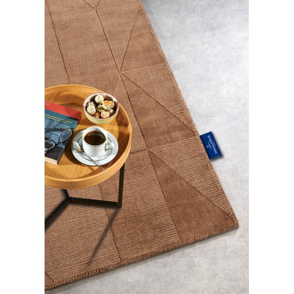 Smeđi ručno rađen vuneni tepih 190x280 cm Ursule – Villeroy&Boch-image-2