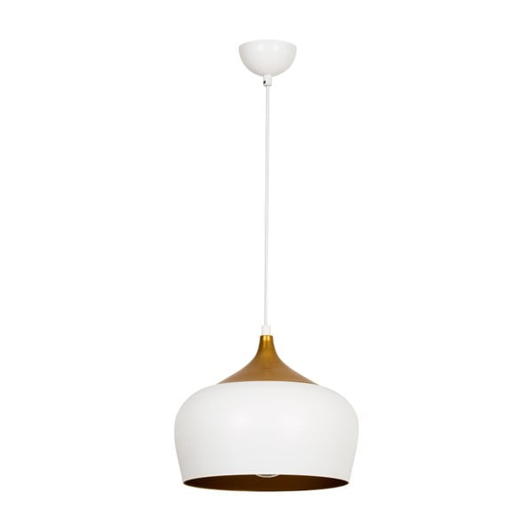 Bijela stropna svjetiljka s detaljima u zlatnoj boji Homemania Decor Ythan-image-1